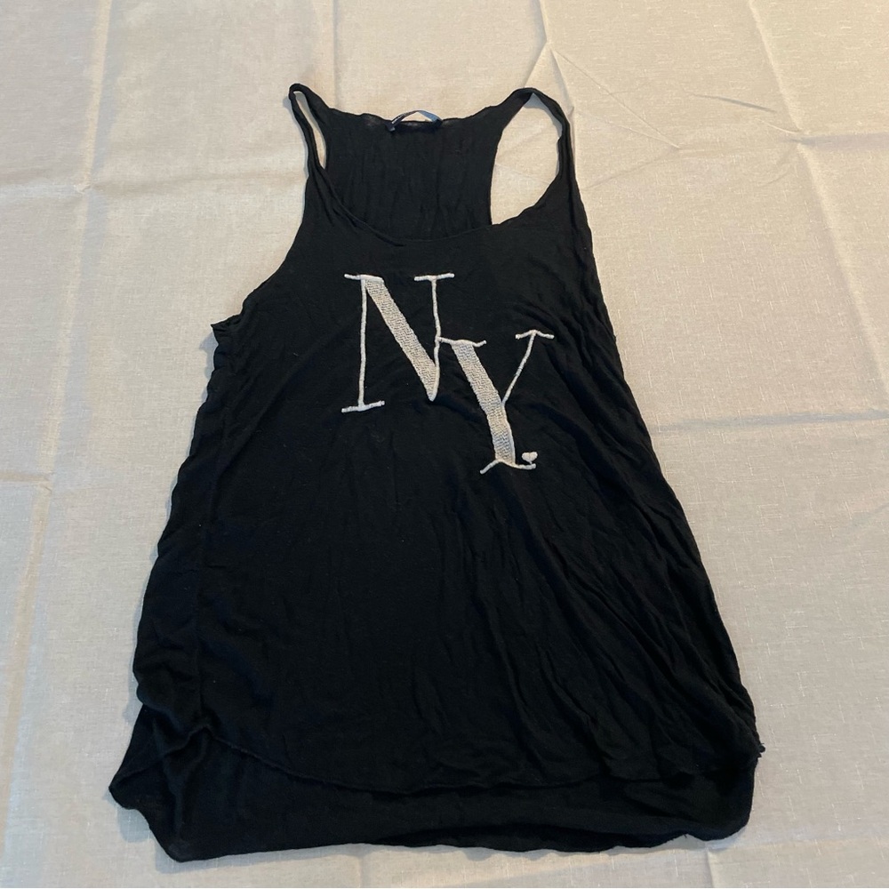 🎁3/$30 Brandy Melville NY New York Tank Top One Size GUC